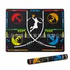 Tapete de treino de footwork para basquete indoor, tapete de marcação à prova de som, equipamento de treino de controle de bola e agilidade para adultos e crianças, em estoque