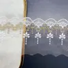 Accesorios para falda Lolita de encaje bicolor, tela de encaje, bordado por computadora, malla de alambre dorado, accesorios con código de barras