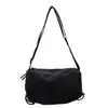 Bolsa Transversal Nova Estilo Dumpling ins Street Style Tendência Feminina Ombro Único Simples Moda Bolsa para o Dia a Dia Mulheres