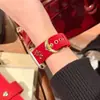 Cielo Estrellado de Año Nuevo Correa de Cuero Little Manafu Adecuada para Apple Watch iWatch Décima Segunda Generación 11/10