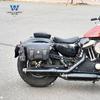 Pele carro Lobo adequada para Harley X48/883 bolsa lateral bolsa lateral retrô caixa lateral modificação bolsa capacete cinto à prova d'água liberação rápida