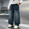 Pantalones para niño primavera y otoño 2026 nuevo modelo, pantalones vaqueros rectos de otoño para niños medianos y grandes al por mayor