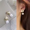 Versátil Clip para Oreja con Borla para Bobina de Mosquito para Mujeres Sin Perforaciones, Pendientes de Clip para Hélice Auricular, Pendientes Ligeros de Lujo de Gama Alta, Aretes de Botón