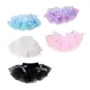 Ropa para Muñecas de 10 cm Falda Corta de Encaje de Malla Color Caramelo Accesorios de Ropa para Muñecas de Algodón Atuendo de Repuesto para Muñeca Kt