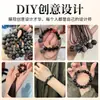 Bo9A Obsidiana Plateada Natural Meteorito Cuentas Sueltas Accesorios para Pulsera DIY de Pareja Venta al por mayor Cuentas de Piedra Lunar