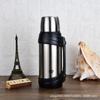 Kuangdi Termo de Viaje Aislado al Vacío Hervidor de Agua Gran Capacidad Portátil Hervidor de Agua para Coche Deportes al Aire Libre Acero Inoxidable 304 2000ml