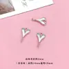 Accesorios de joyería de aleación DIY collar pendientes de corazón de melocotón colgante colgante de pulsera de corazón hueco material de accesorios hechos a mano