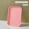 Bandeja Creativa de Trigo Plástico Placa Imitación Madera Rectangular Plato de Té Plato de Cena Hogar Restaurante Plato Difícil Plato para Huesos