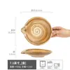 Colección de Vajilla de Gres, Cuencos y Platos Serie Té, Cuencos y Platos Grandes Domésticos Retro, Venta al por Mayor Platos de Cena de Cerámica Antigua