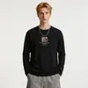 Sudadera con capucha de camiseta nueva de otoño 2026 para hombre, holgada, talla grande, manga larga, juvenil, marca de moda, top versátil, camiseta, moderna