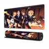 Alfombrilla de Ratón Chica Tono Claro Tamaño Extra Grande Anime Alfombrilla para Computadora Bloqueo de Borde para Portátil Alfombrilla para Teclado Parte Superior de Tela Alfombrilla Grande para Mesa Oficina
