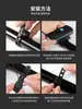 Luz recargable para bicicleta con bocina de alto brillo y alto decibelio, luz de iluminación nocturna para bicicleta de montaña, equipo para ciclismo al aire libre