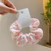 Verano Super Hada Dulce Encaje Anillo Grande para el Pelo Pequeño Fresco 2024 Nuevo de Aspecto Elegante Lazo Floral para el Pelo
