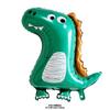 Nuevo globo de aluminio con forma de dinosaurio, diseño de corona, para fiesta en el bosque, con forma de dibujos animados
