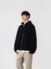 Sudadera de Manga Larga para Hombre 2025 Primavera y Otoño Nuevo Diseño Retro Americano Doble Cremallera Moderna Sudadera Deportiva