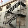 Suministro de fábrica escaleras de estructura de acero escaleras especiales para protección contra incendios escaleras de estructura de acero para exteriores estructura de acero ático