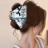 Pinza para el Cabello Triángulo con Lazo de Gama Alta para Mujer, Pinza Grande Nueva 2026 para Cabello Grueso, Accesorio para el Cabello Tipo Pinza de Tiburón