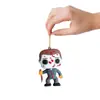 Colgante de dibujos animados de terror para coche de Halloween, decoración acrílica transfronteriza para el hogar, adorno colgante de muñeco fantasma para el hogar, colgante plano de árbol