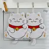 Toalla de Mano Gato de la Suerte Fabricante Venta al por Mayor Absorbente Secado Rápido Toalla de Mano para Cocina Toalla de Coral para Niños Absorbente Secado Rápido