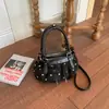 Bolso de nube plisado de lunares 2026, estilo coreano, suave y elegante, adecuado para ir al trabajo, un bolso de hombro o bandolera moderno y versátil