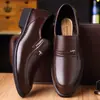 Zapatos de piel para hombre marca Dragonfly, zapatos casuales de piel genuina para hombre, nuevo modelo de primavera 2026, zapatos de talla grande para padres de mediana edad y mayores