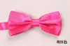 Pajarita para Hombre, Novio de Boda, Ropa Formal de Negocios, Color Sólido, Doble Capa, Banquete, Estilo Británico, Moderno, Rojo, Azul, Morado, Negro, Blanco, Mujeres