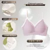 Sutiã de underwear fino, leve e respirável, sem aro, para seios pequenos, com sustentação, sem costura, confortável, esportivo e à prova de impacto para mulheres