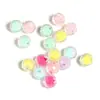 Acrílico Estrela de Cinco Pontas Coração Flor Pequena Contas Transparentes Foscas Contas DIY Acessórios para Joias Contas por Atacado