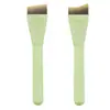Pincel de Maquiagem Cangzhou, Pincel Plano para Base em Forma de Lâmina Lua Crescente, Pincel Plano para Máscara, Aplicar Maquiagem nas Mãos, Aplicação Suave e Uniforme