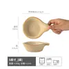 Juego de cuenco y plato rústico de cerámica para una sola porción, vajilla de cerámica para el hogar al por mayor, cuencos de arroz, platos y vajilla de estilo vintage para restaurantes, en stock