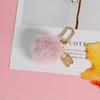 Llavero de Bola de Pelo Colgante de Pelo Llavero para Coche Lindo Peluche Accesorios Colgante para Bolso de Mujer