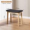 Perchero de Madera Maciza con Disco Perchero Simple para Ropa Habitación Dormitorio Hogar Vertical Sala de Estar Entrada Perchero