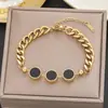 Centenas de Pulseiras Meichen Europeias e Americanas Ouro 18K Não Desbota Aço Titânio Femininas Simples e Versáteis Ins Personalizadas Moda Joias de Mão