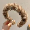 Faixa de cabelo estilo coreano com coroa alta para meninas, faixa de cabeça estilosa e da moda para uso diário, presilha para prender o cabelo ao lavar o rosto, acessório de cabelo de alta qualidade