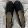 Versão em Pele de Cordeiro! Sapatilhas Femininas 2025 Nova Moda Versátil Bico Redondo Laço Slip-On Sapatilhas Sapatos de Ballet