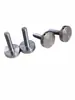 304 Acero Inoxidable Sólido Clavos Espejo Publicitario Clavos Espejo Puerta Corredera de Vidrio Clavos Espejo Decorativos Muro Cortina Agujero Lateral En Stock