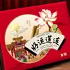 Caixa de embalagem de alimentos de fábrica de Guangzhou caixa de papelão com tampa céu e terra nova caixa de embalagem para bolo da lua caixa de embalagem para presente bandeja interna de EVA