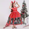 Vestido Navideño para Niños Papá Noel Copo de Nieve Ciervo Dibujos Animados Disfraz Vestido Navideño Disfraz de Performance para Niños