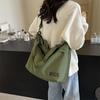 Bolsa de Ombro Ferramentas Feminina Grande Capacidade Casal Tendência Cool Nova Bolsa Transversal Estilo Transfronteiriço Rua Esportes Fitness Bolsa Tendência Masculino
