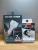 Cargador rápido QC3.0 Cargador para coche USB dual Cargador para coche tipo C Uno a tres encendedor de cigarrillos Carga rápida PD