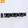 Gancho de Aluminio Espacial Tipo B Estante para Mopas Estante para Escobas Estante de Almacenamiento Colgante de Pared para Baño Estante para Balcón