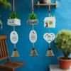 Campanilla de viento Totoro Retro Japonesa Decoración Colgante Creativa Pared Dormitorio Habitación Fresca Resina Campana Colgante Decoración