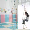 Acessórios para Escada, Equipamentos de Treinamento Sensorial Infantil, Balanço Suspenso, Escada de Corda para Escalada Fitness, Argolas Suspensas, Esportes ao Ar Livre