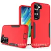 Capa de celular para o Samsung A14 5G 2 em 1 anti-queda com combinação de cores capa rígida tipo otter