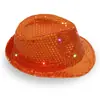 Gorra Jazz Luminosa de alta gama, colorida, con destellos, para adultos y niños, Gorra Mágica, especial para actuación en escenario, punto especial, al por mayor