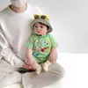 Mameluco de Bebé Verano Estilo Delgado Mameluco de Bebé Dinosaurio Mameluco de Manga Corta Ropa de Verano Dibujos Animados Ropa para Aire Acondicionado Pijamas
