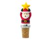 Venta al por mayor de fábrica sosteniendo estrellas Tapón de vino de corcho de Papá Noel Tapón de vino Tapón de vino Tapón de vidrio