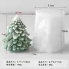 Molde de Silicone para Vela Perfumada de Árvore de Natal Transfronteiriça Molde para Ornamento Difusor de Gesso de Pinheiro DIY