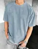 2025 Europeo y Americano Transfronterizo para Hombre Nuevo Estilo Color Sólido Casual Moda Tendencia Cuello Redondo Manga Larga Sudadera con Capucha Ropa de Hombre Gris Negro