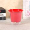 Direto da Fábrica vaso de flor de plástico transparente autoabsorvente preguiçoso plantio hidropônico rabanete verde bacia redonda para armazenamento de água